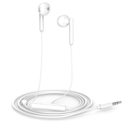 Casti Audio Jack Cu Microfon - Huawei (AM115) - White (Bulk Packing)