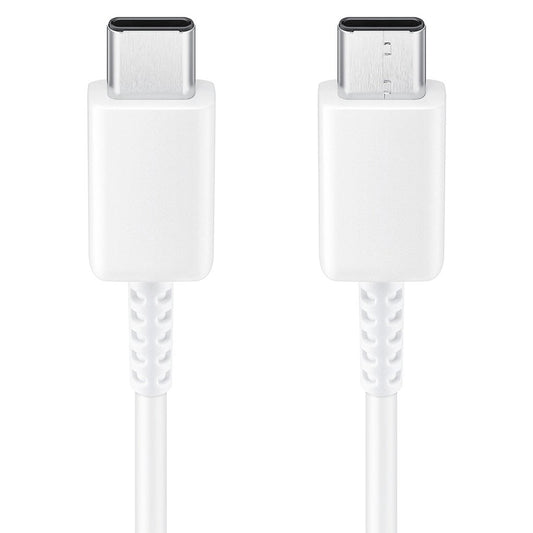 Cablu Type-C la Type-C, Super Fast Charging, 100W, 1m - Samsung (EP-DG977BWE) - White (Bulk Packing)