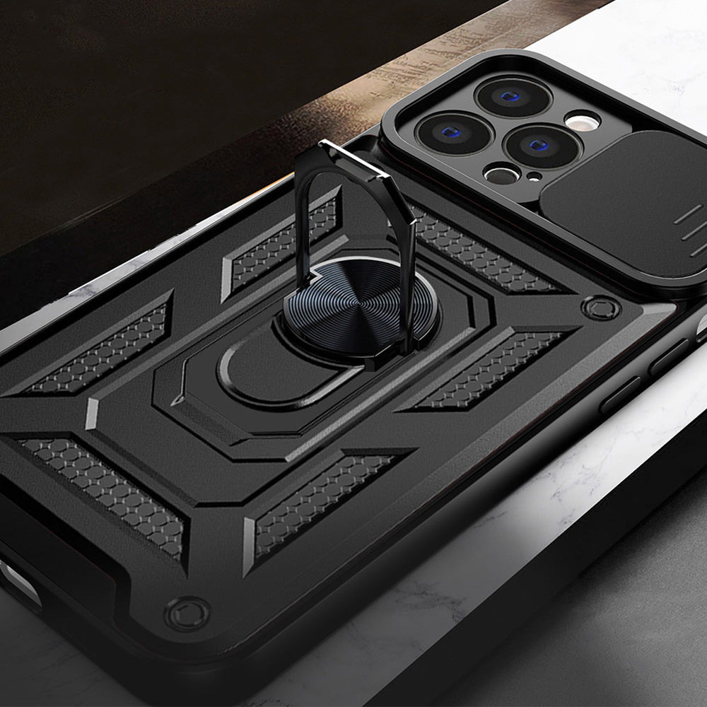 Husa pentru iPhone 13 - Techsuit CamShield Series - Black