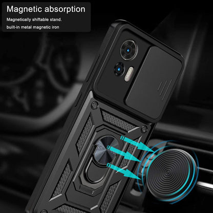 Husa pentru Motorola Edge 30 Neo - Techsuit CamShield Series - Black