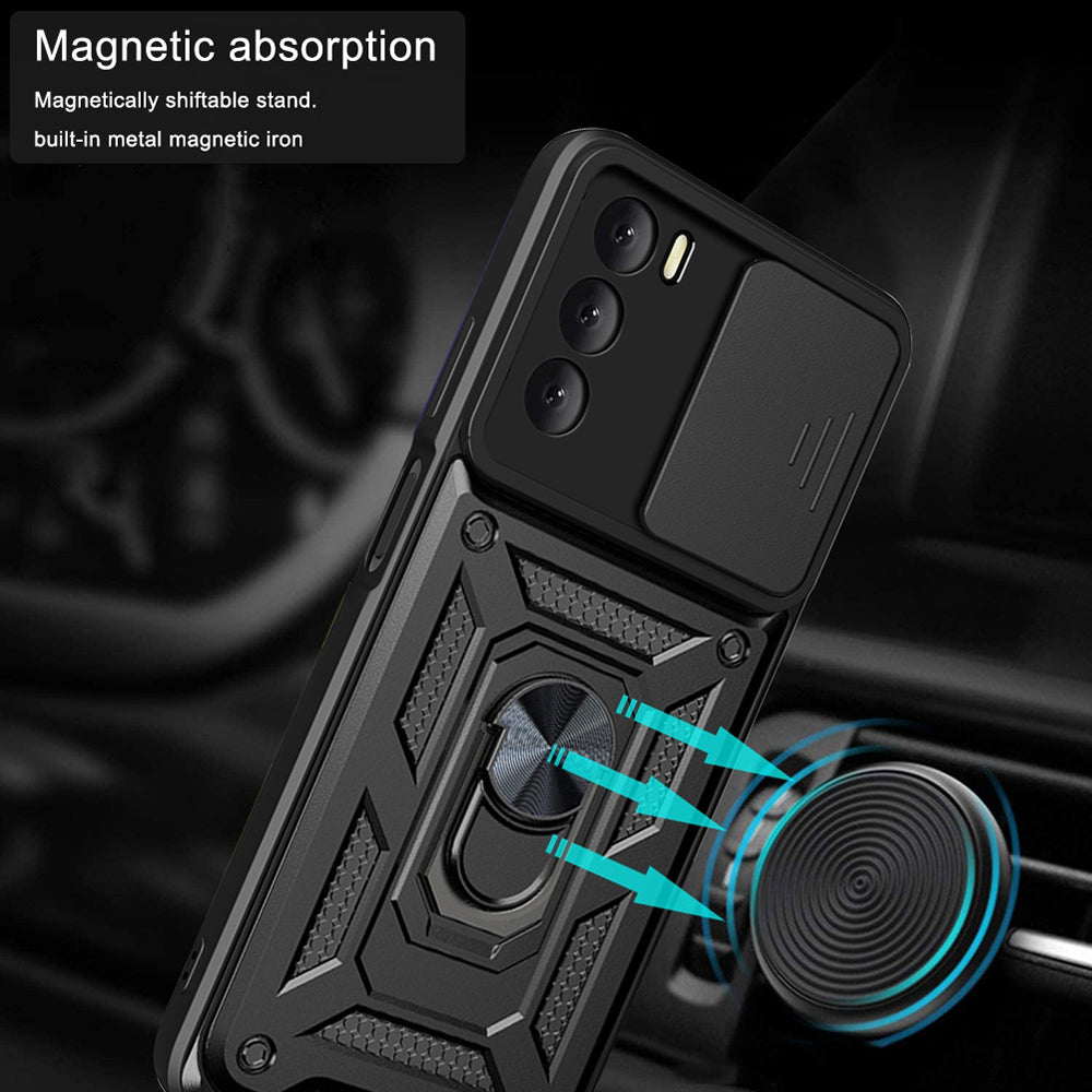 Husa pentru Oppo A16 / A16s / A54s - Techsuit CamShield Series - Black
