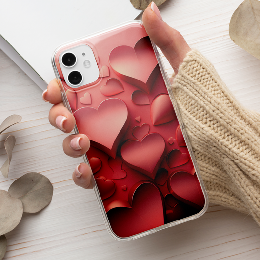 Husa Valentines Day 3D Hearts - Samsung Seria J