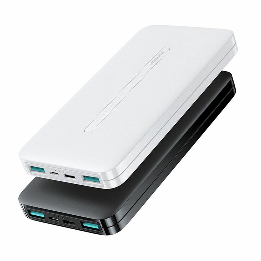 Baterie Externa 2x USB, Type-C, Micro-USB, 2.1A, 10000mAh - JoyRoom (JR-T012) - White