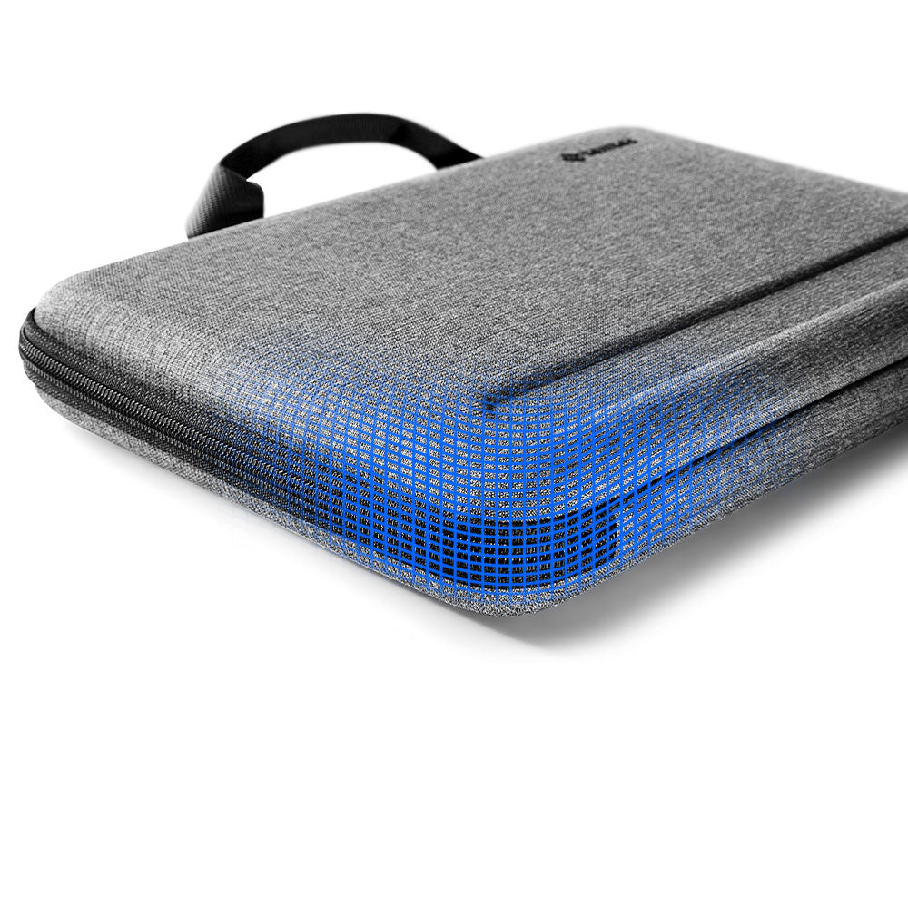 Geanta pentru Macbook Pro 16 si iPad Pro 12.9 - Tomtoc FancyCase Laptop Shoulder Bag (A25F2G2) - Gray
