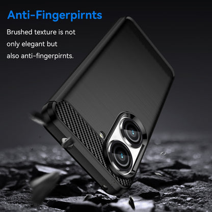 Husa pentru Asus Zenfone 9 - Techsuit Carbon Silicone - Black