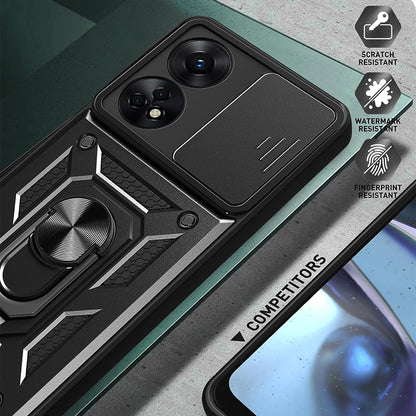 Husa pentru Oppo A98 5G - Techsuit CamShield Series - Black