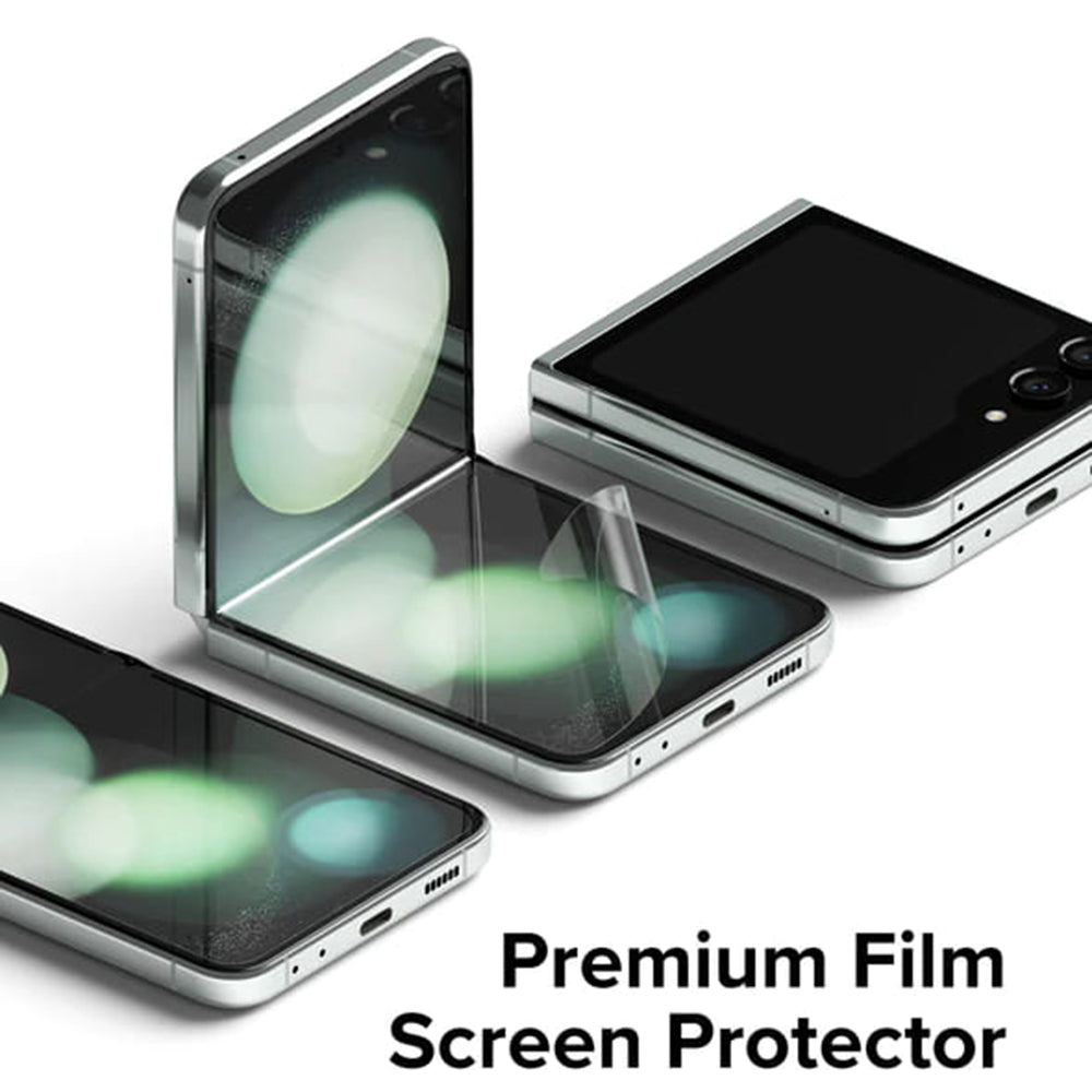 Folie pentru Samsung Galaxy Z Flip5 (set 2) - Ringke Dual Easy Full - Clear