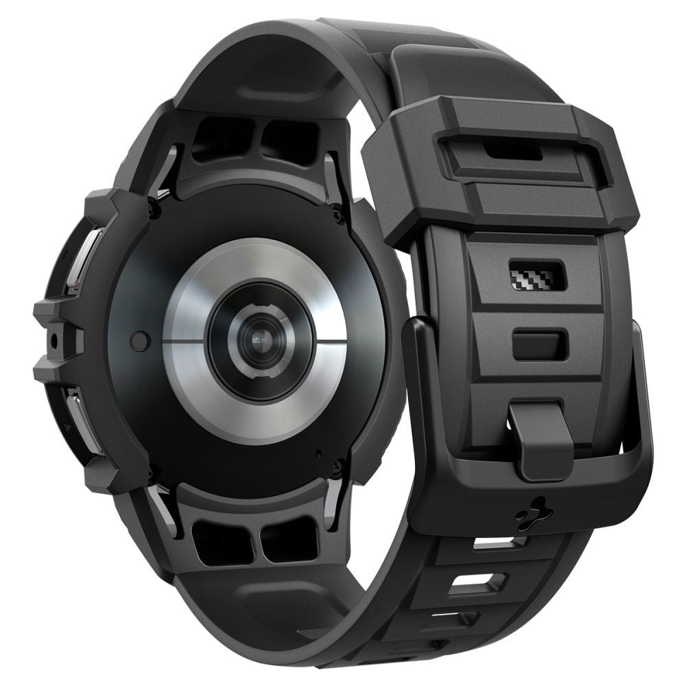 Husa pentru Samsung Galaxy Watch6 44mm + Curea - Spigen Rugged Armor Pro - Black