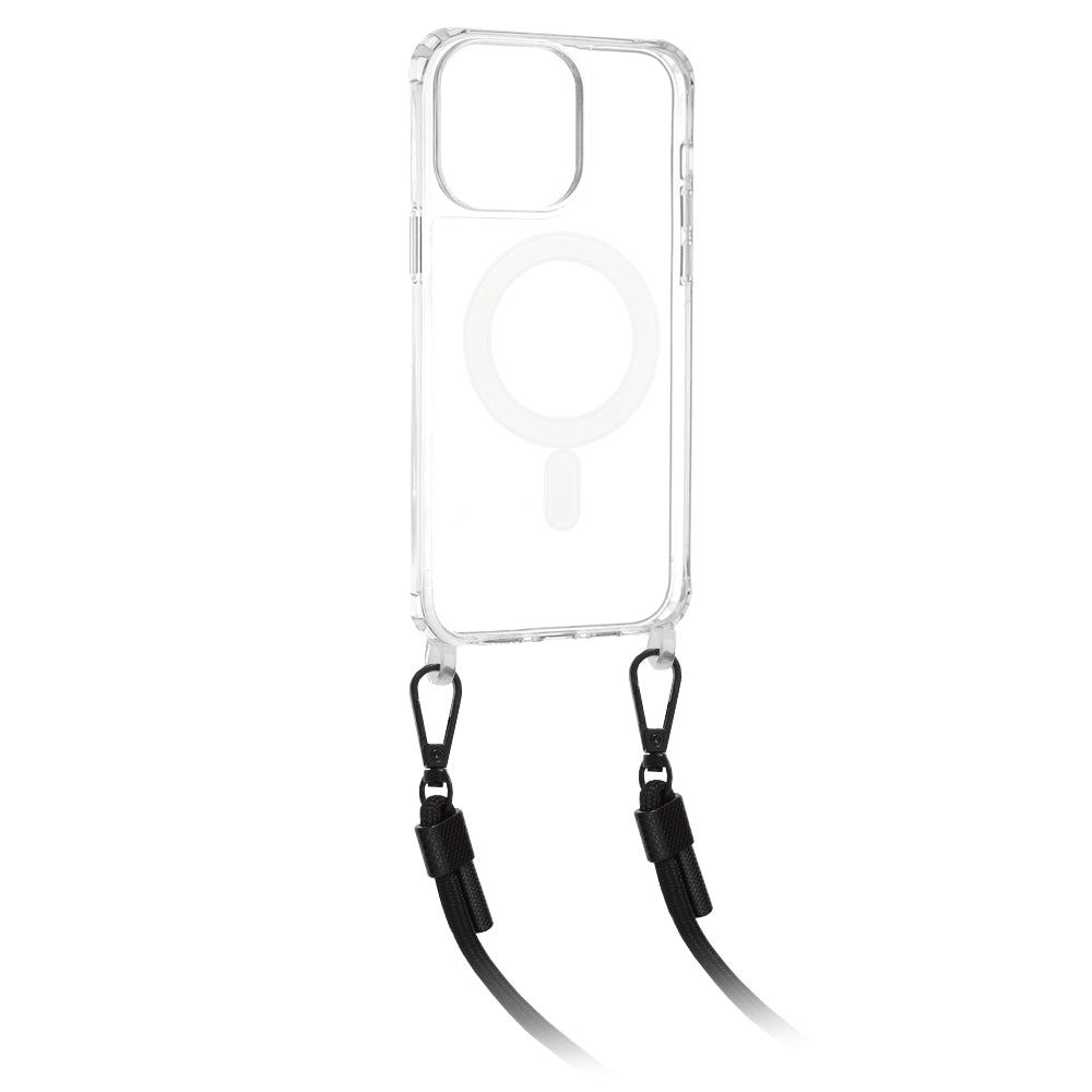 Husa pentru iPhone 13 Pro Max - Techsuit Acrylic MagSafe Crossbody - Black