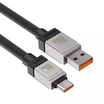 Cablu de Date USB la Type-C Super Fast Charging PD100W, 2m - Baseus CoolPlay Series (CAKW000701) - Black