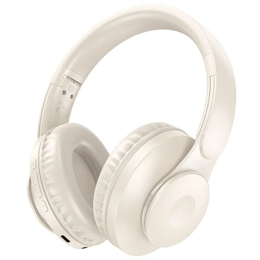 Casti Bluetooth Wireless - Hoco Enjoy (W45) - Milky White