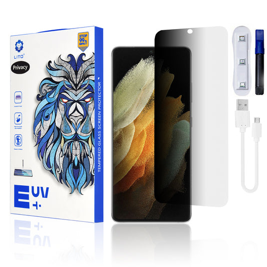 Folie pentru Samsung Galaxy S21 Ultra 5G - Lito 3D UV Glass - Privacy