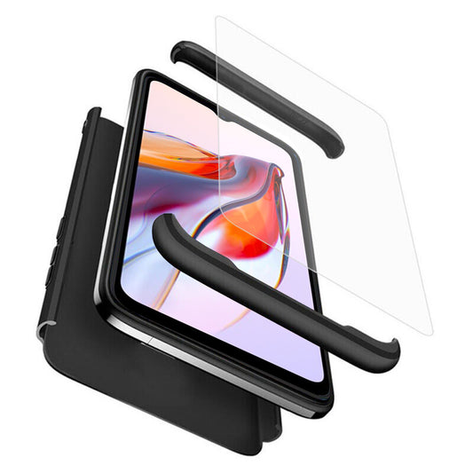 Husa pentru Xiaomi Redmi 12C + Folie - GKK 360 - Black