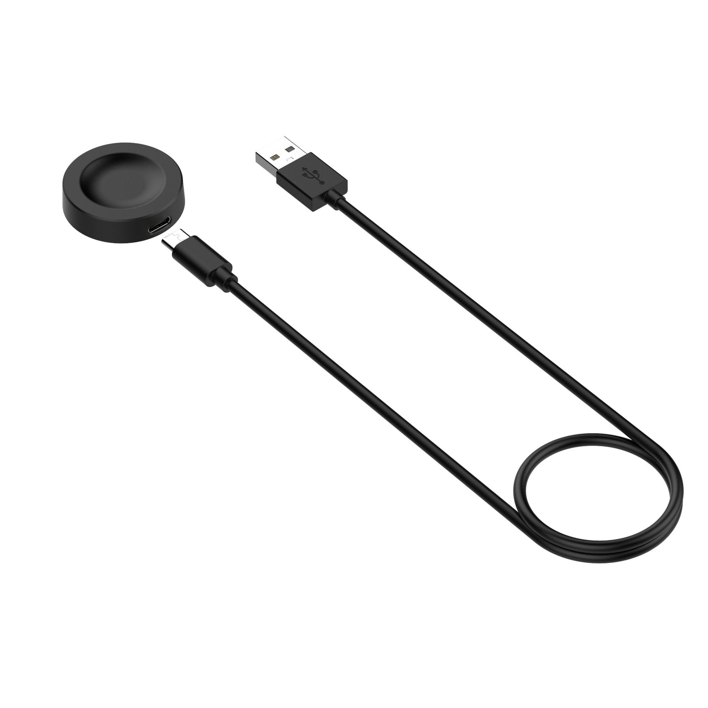 Incarcator wireless pentru Huawei Watch, USB, 10W - Techsuit (THC2) - Black