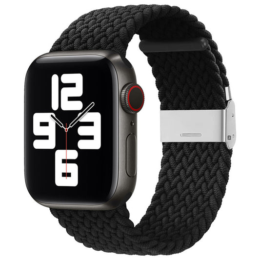 Curea pentru Apple Watch 1/2/3/4/5/6/7/8/9/SE/SE 2 (38/40/41mm) - Techsuit Watchband (W032) - Black