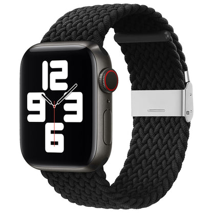 Curea pentru Apple Watch 1/2/3/4/5/6/7/8/9/SE/SE 2/Ultra/Ultra 2 (42/44/45/49mm) - Techsuit Watchband (W032) - Black