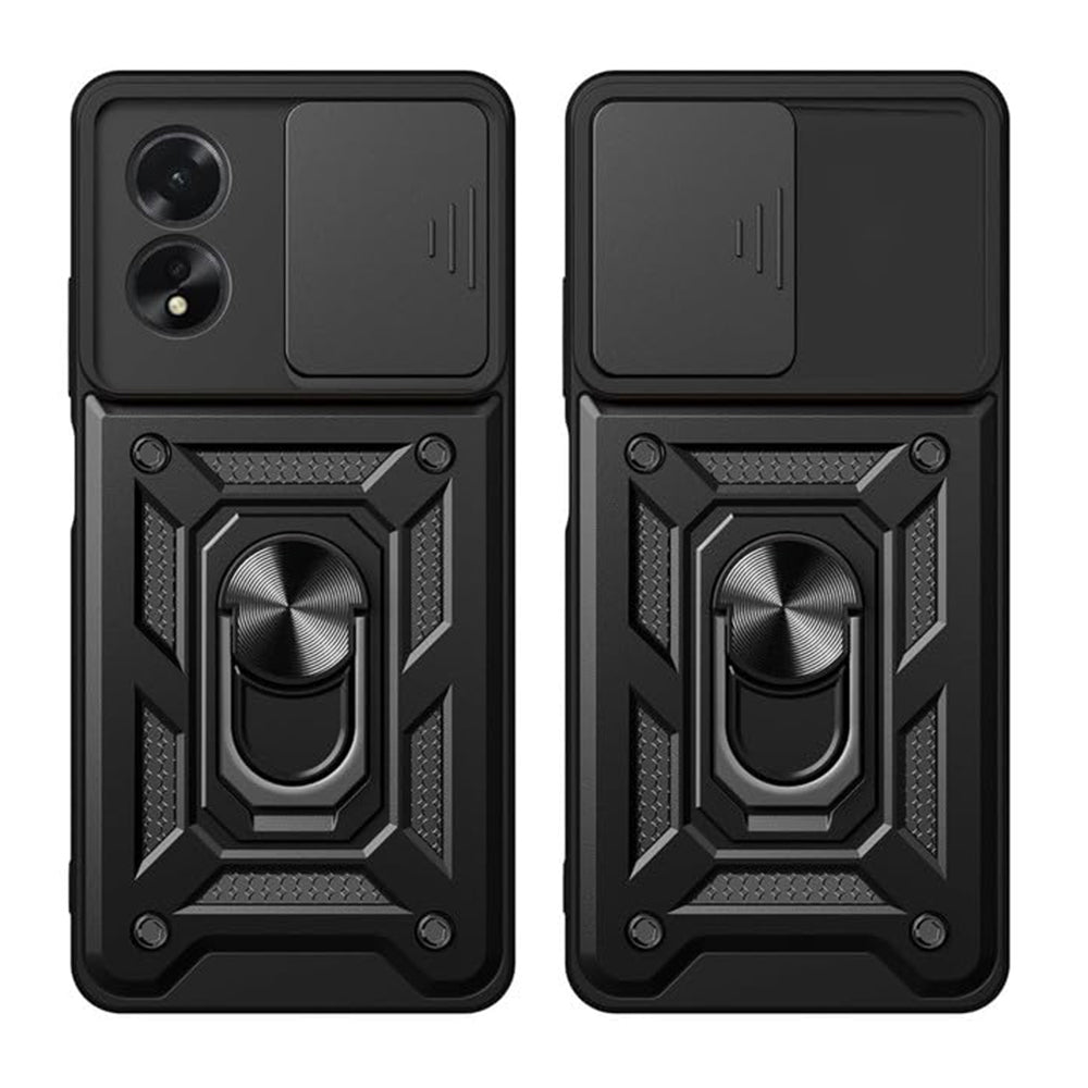Husa pentru Oppo A58 4G - Techsuit CamShield Series - Black