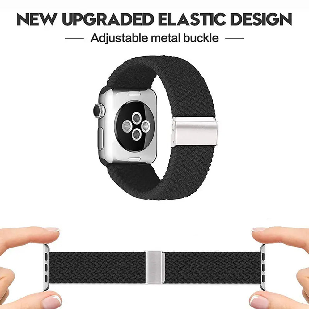 Curea pentru Apple Watch 1/2/3/4/5/6/7/8/9/SE/SE 2/Ultra/Ultra 2 (42/44/45/49mm) - Techsuit Watchband (W032) - Colorful Pink
