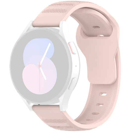 Curea pentru Samsung Galaxy Watch 4/5/Active 2, Huawei Watch GT 3 (42mm)/GT 3 Pro (43mm) - Techsuit Watchband (W050) - Pink
