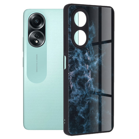 Husa pentru Oppo A58 4G - Techsuit Glaze Series - Blue Nebula