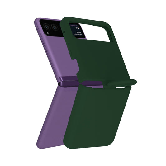 Husa pentru Motorola Razr 40 - Techsuit Soft Edge Silicone - Dark Green