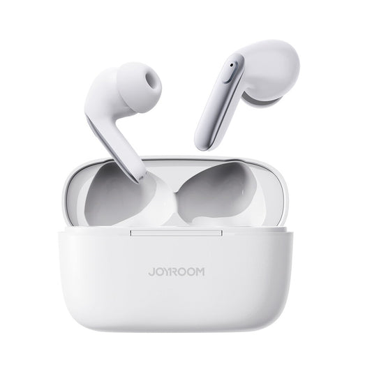 Casti Bluetooth 5.3, Noise Cancelling, True Wireless, IPX4 - JoyRoom (JR-BC1) - White