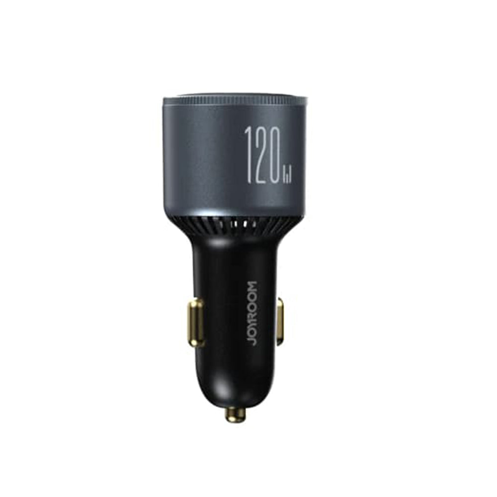 Incarcator Auto USB, 2x Type-C, 5A, 120W - JoyRoom (JR-CCN07) - Dark Gray