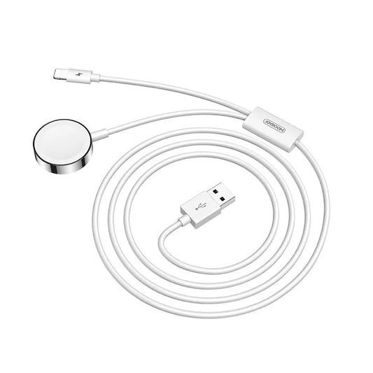 Incarcator Wireless pentru Apple Watch, USB, Lightning, 2.5W, 3A, 1.5m - JoyRoom (S-IW002S) - White