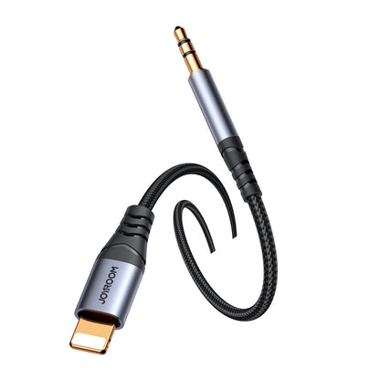 Cablu Lightning la Jack 3.5mm, 1.2m - JoyRoom Audio-Transfer Series (SY-A06) - Black