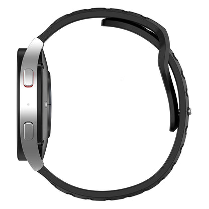 Curea pentru Samsung Galaxy Watch 4/5/Active 2, Huawei Watch GT 3 (42mm)/GT 3 Pro (43mm) - Techsuit Watchband (W050) - Gray
