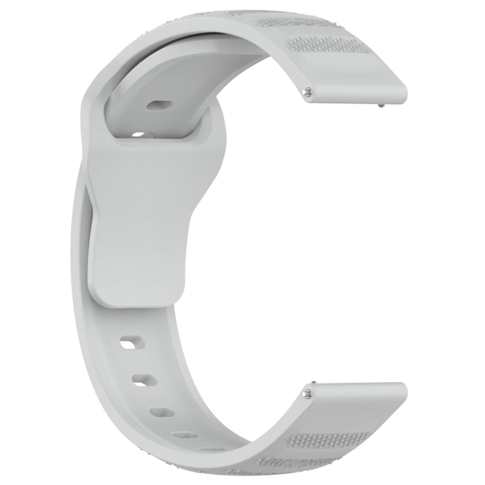 Curea pentru Samsung Galaxy Watch 4/5/Active 2, Huawei Watch GT 3 (42mm)/GT 3 Pro (43mm) - Techsuit Watchband (W050) - Gray