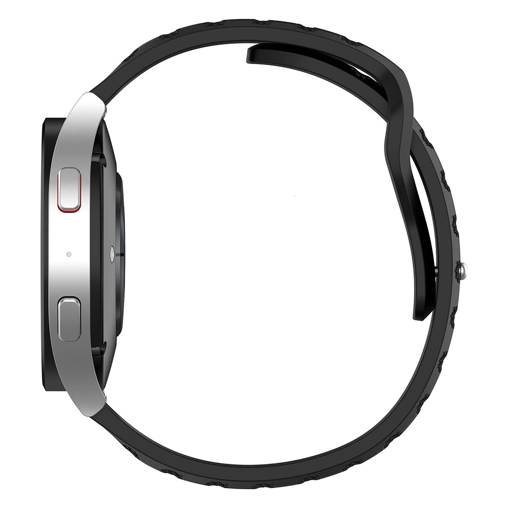 Curea pentru Samsung Galaxy Watch 4/5/Active 2, Huawei Watch GT 3 (42mm)/GT 3 Pro (43mm) - Techsuit Watchband (W050) - Pink