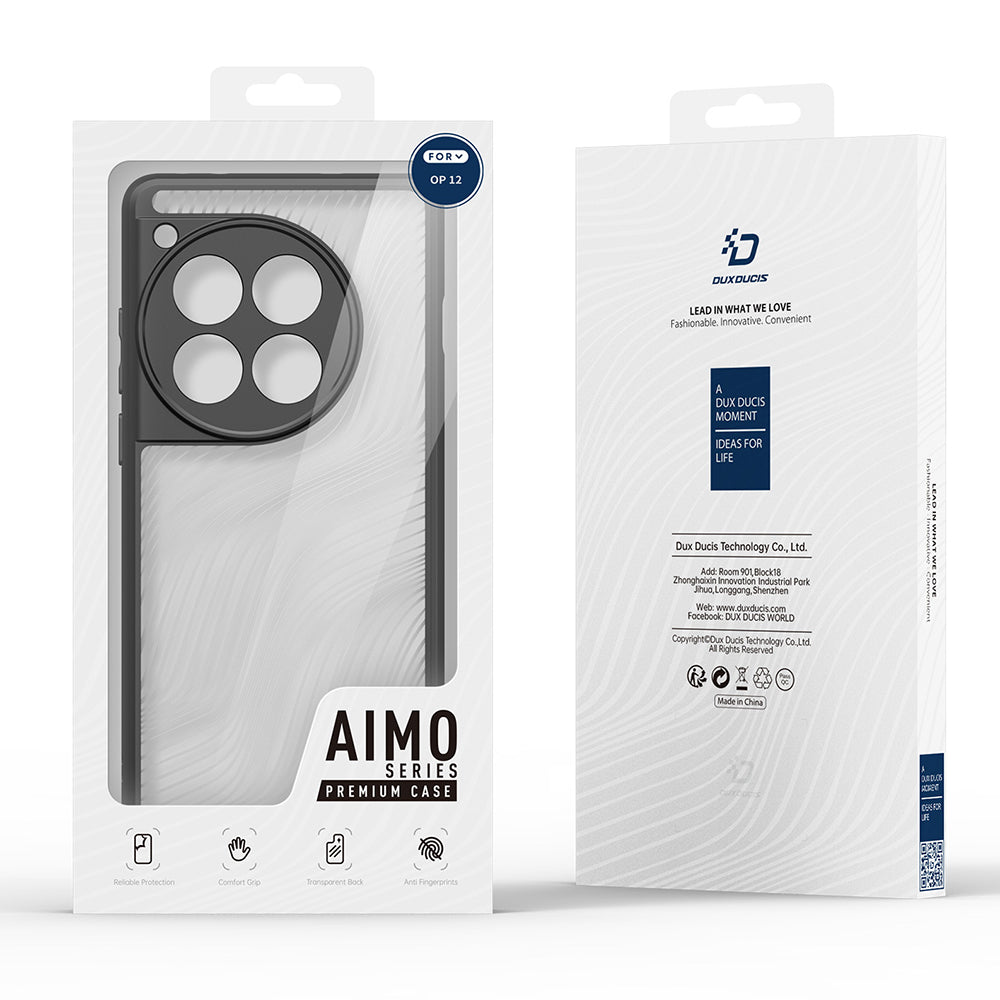 Husa pentru OnePlus 12 - Dux Ducis Aimo Series - Black