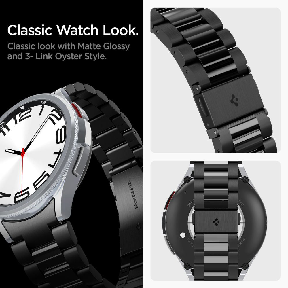 Curea pentru Samsung Galaxy Watch6 Classic 47mm - Spigen Modern Fit - Black