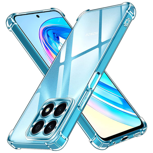 Husa pentru Honor X8a - Techsuit Shockproof Clear Silicone - Clear