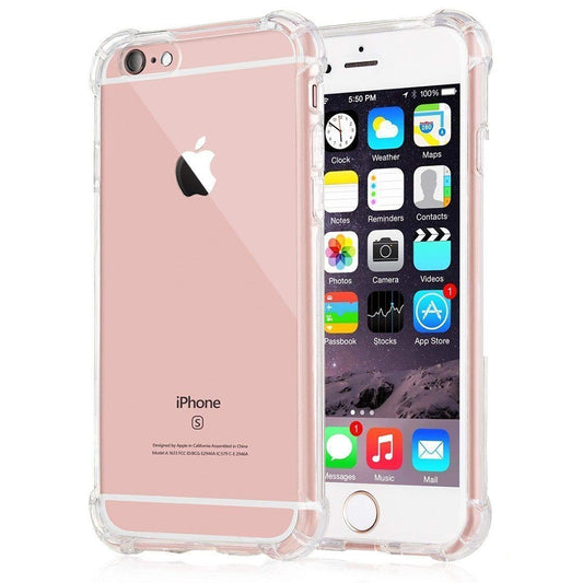 Husa pentru iPhone 6/ 6S - Techsuit Shockproof Clear Silicone - Clear
