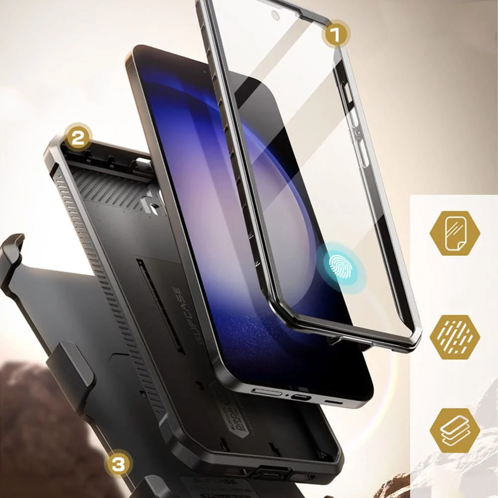 Husa pentru Samsung Galaxy S24 - Supcase Unicorn Beetle Pro - Black