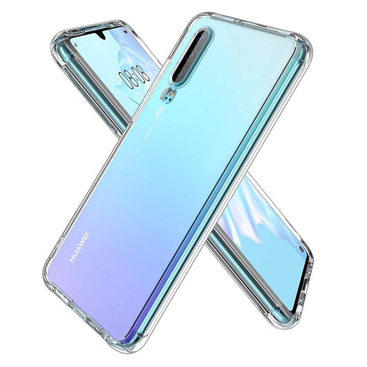 Husa pentru Huawei P30 - Techsuit Shockproof Clear Silicone - Clear