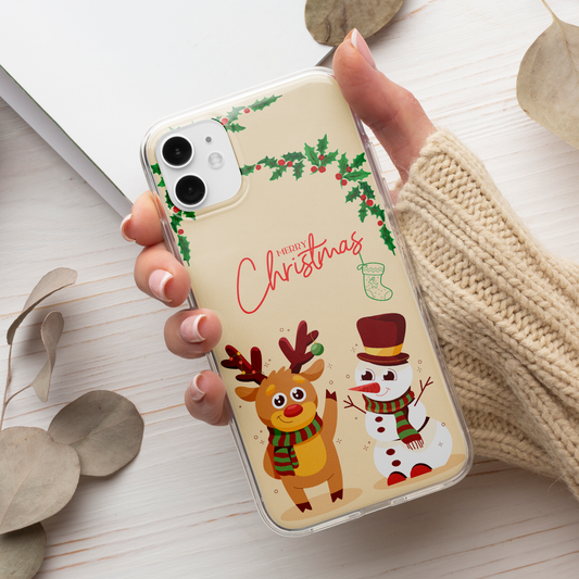 Husa Craciun Frosty & Rudolph - Apple iPhone