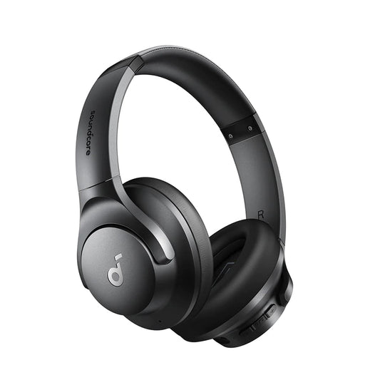 Casti Bluetooth on-ear Hybrid Active Noise Cancelling - Anker (A3004G11) - Black