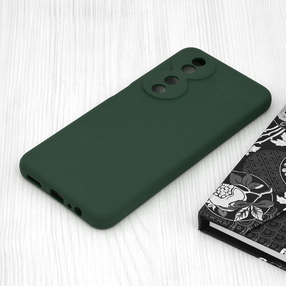Husa pentru Honor X7b / X7b 5G / 90 Smart - Techsuit Soft Edge Silicone - Dark Green