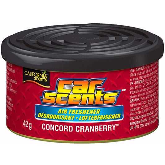Odorizant Auto pentru Masina Gel - California Scents - Concord Cranberry