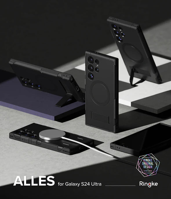 Husa pentru Samsung Galaxy S24 Ultra - Ringke Alles - Black
