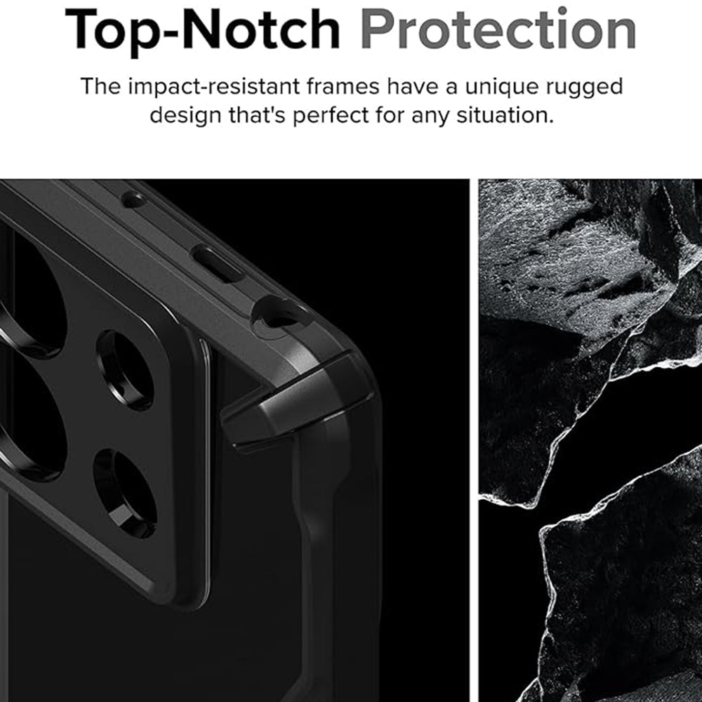 Husa pentru Redmi Note 13 Pro 5G / Poco X6 - Ringke Fusion X - Black