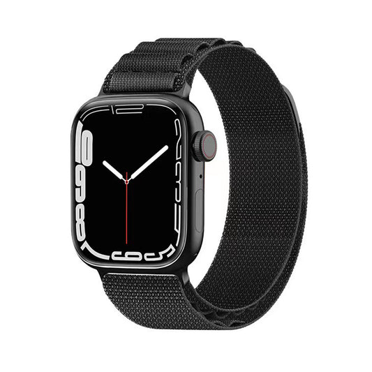 Curea pentru Apple Watch 1/2/3/4/5/6/7/8/9/SE/SE 2/Ultra/Ultra 2 (42/44/45/49mm) - Techsuit Watchband (W037) - Black