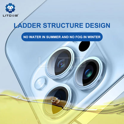 Folie pentru iPhone 13 Pro / 13 Pro Max - Lito S+ Camera Glass Protector - Graphite