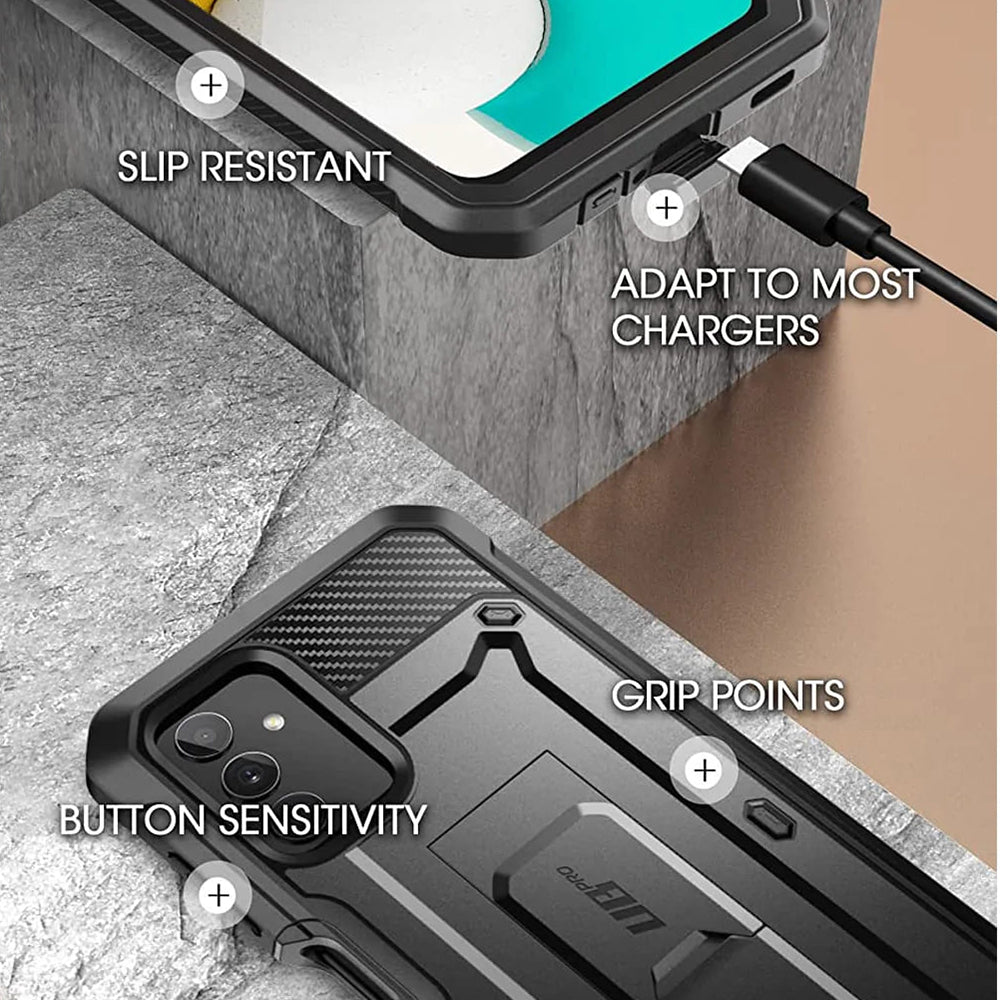 Husa pentru Samsung Galaxy A13 4G / A13 5G / A04s - Supcase Unicorn Beetle Pro - Black