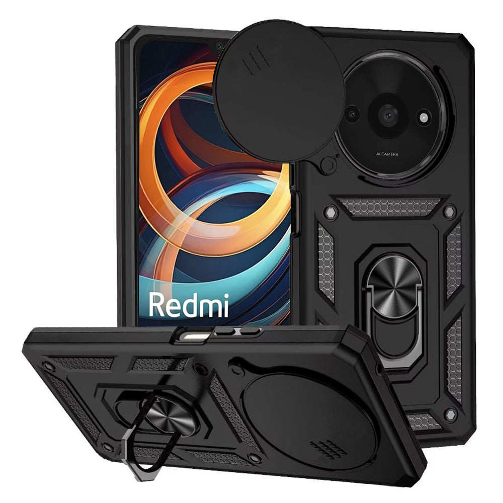 Husa pentru Xiaomi Redmi A3 - Techsuit CamShield Series - Black