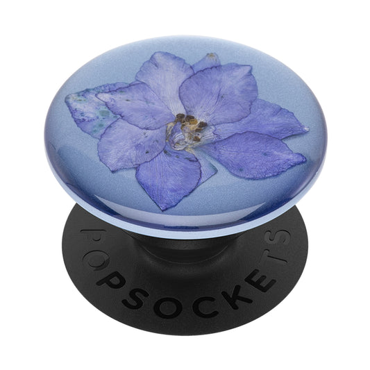 Suport pentru telefon - Popsockets PopGrip - Pressed Flower Larkspur Purple