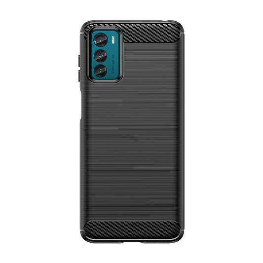 [RETURNED ITEM] Carbon Case for Motorola Moto G42 flexible silicone carbon cover black